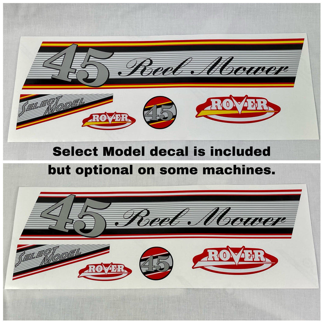 Rover 45 Decal Set – MowPartsOz