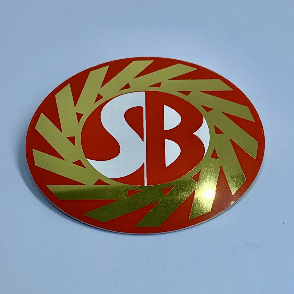 SB45 Brass Handle Bar Badge